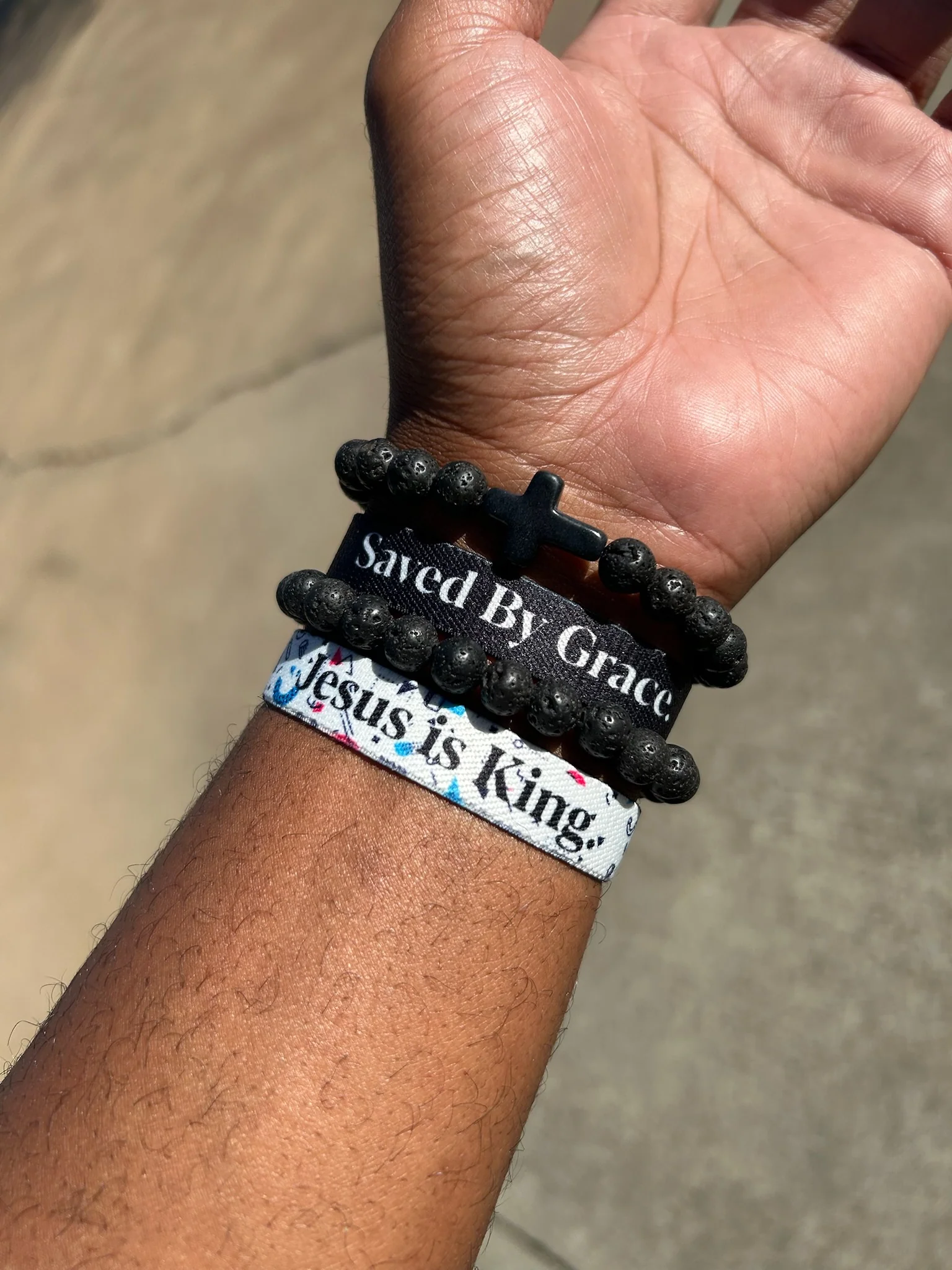 Reversible Faith Wristband 3-Pack - Image 2