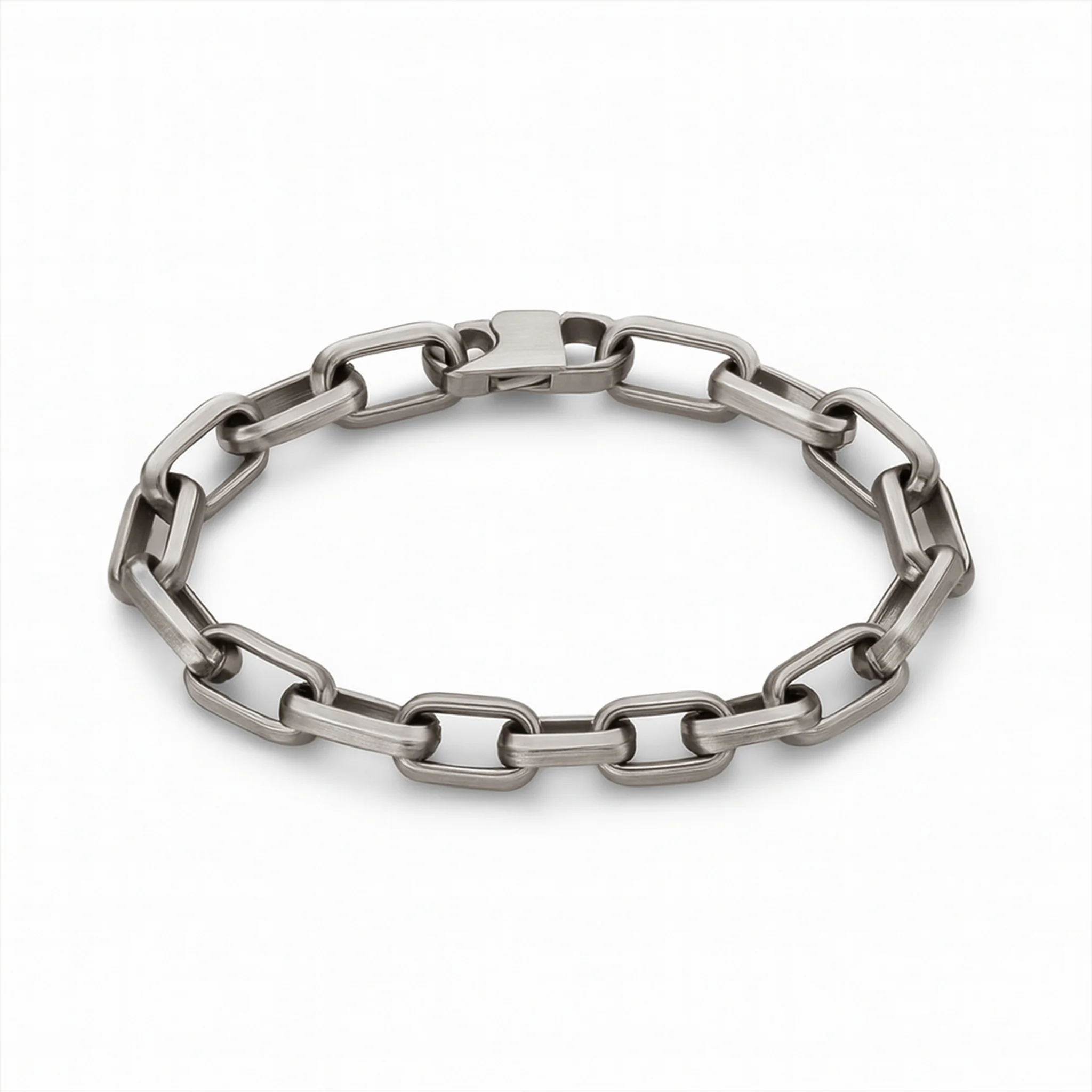 Brushed Silver WRSHP Bracelet Set - Image 3
