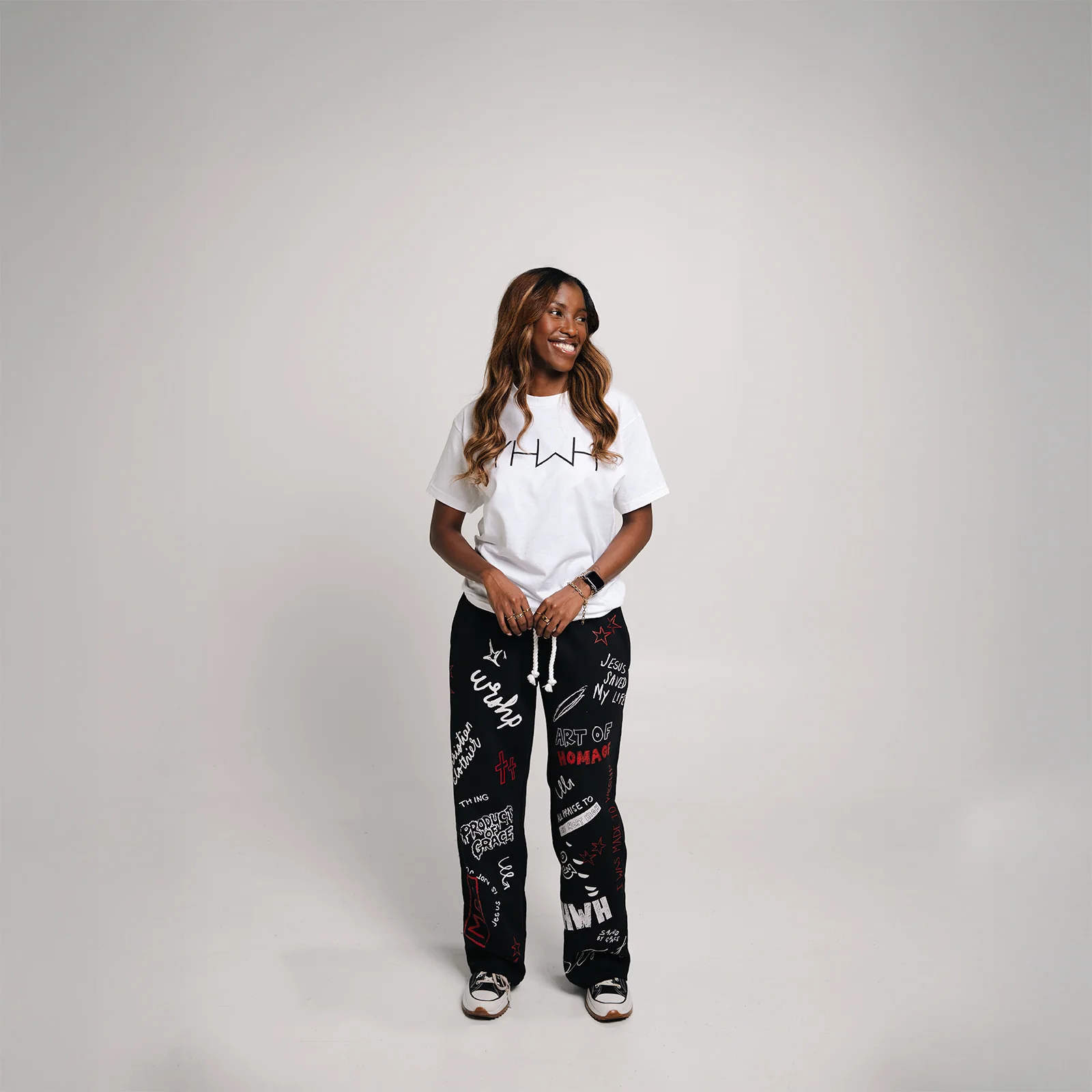 Classic YHWH Tee-White - Image 5