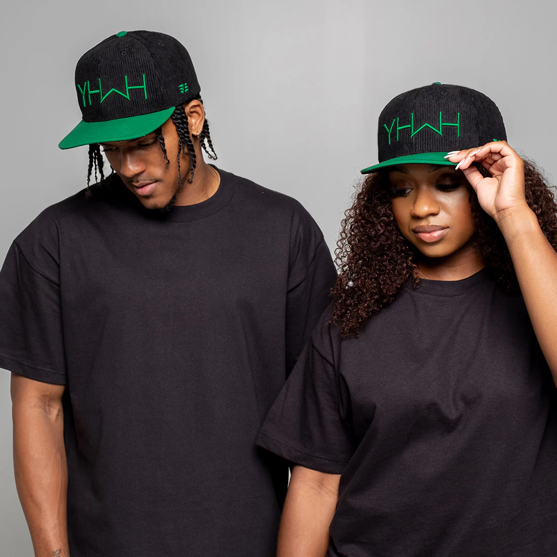 Corduroy YHWH Snapback - Garden Grove - Image 3