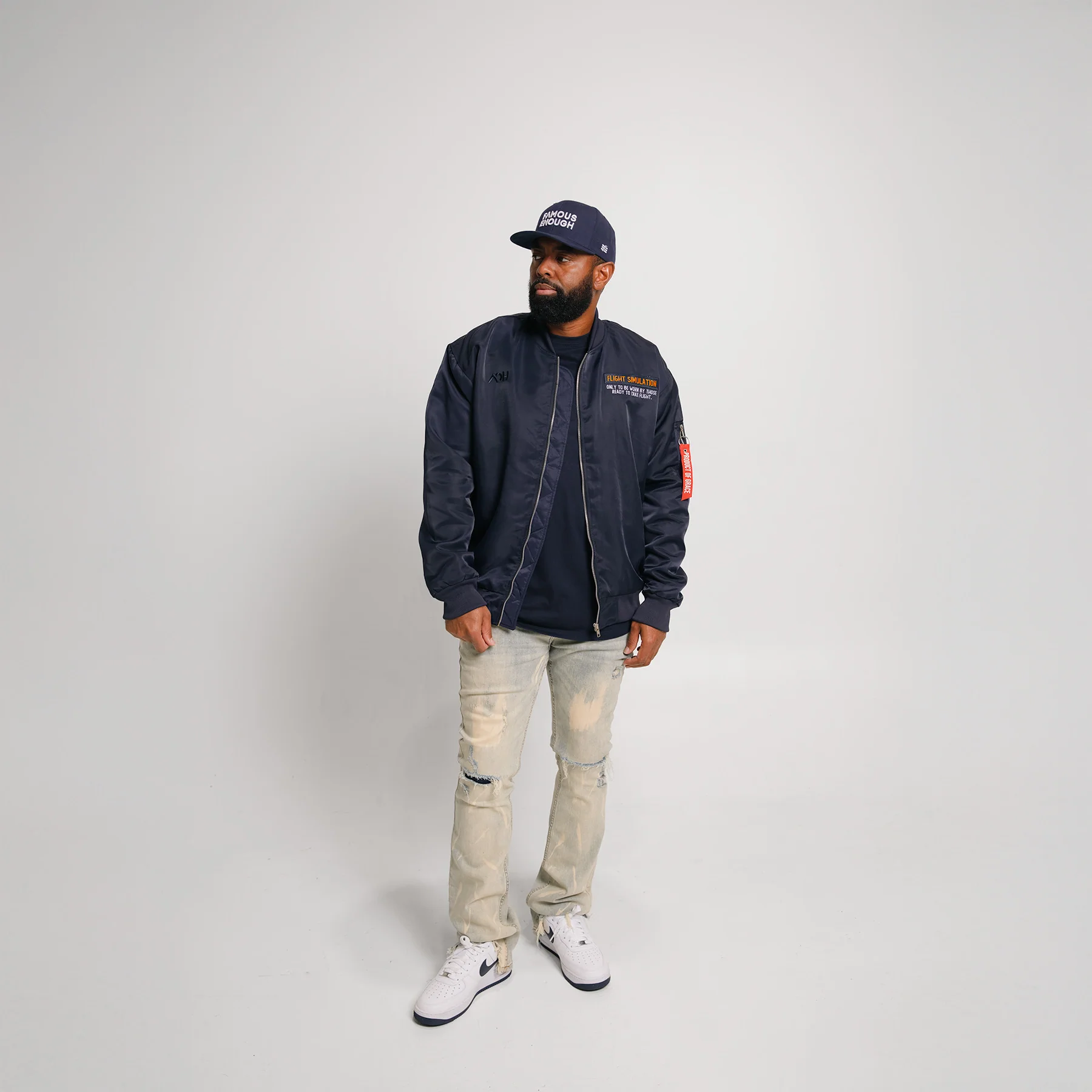 Flight Simulation Jacket- Navy - Image 2