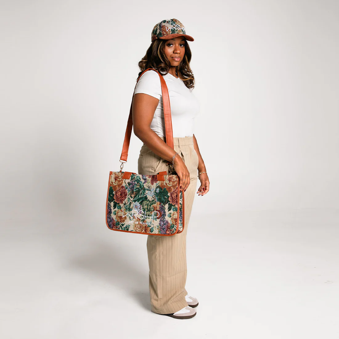 Floral WRSHP Hat - Image 3