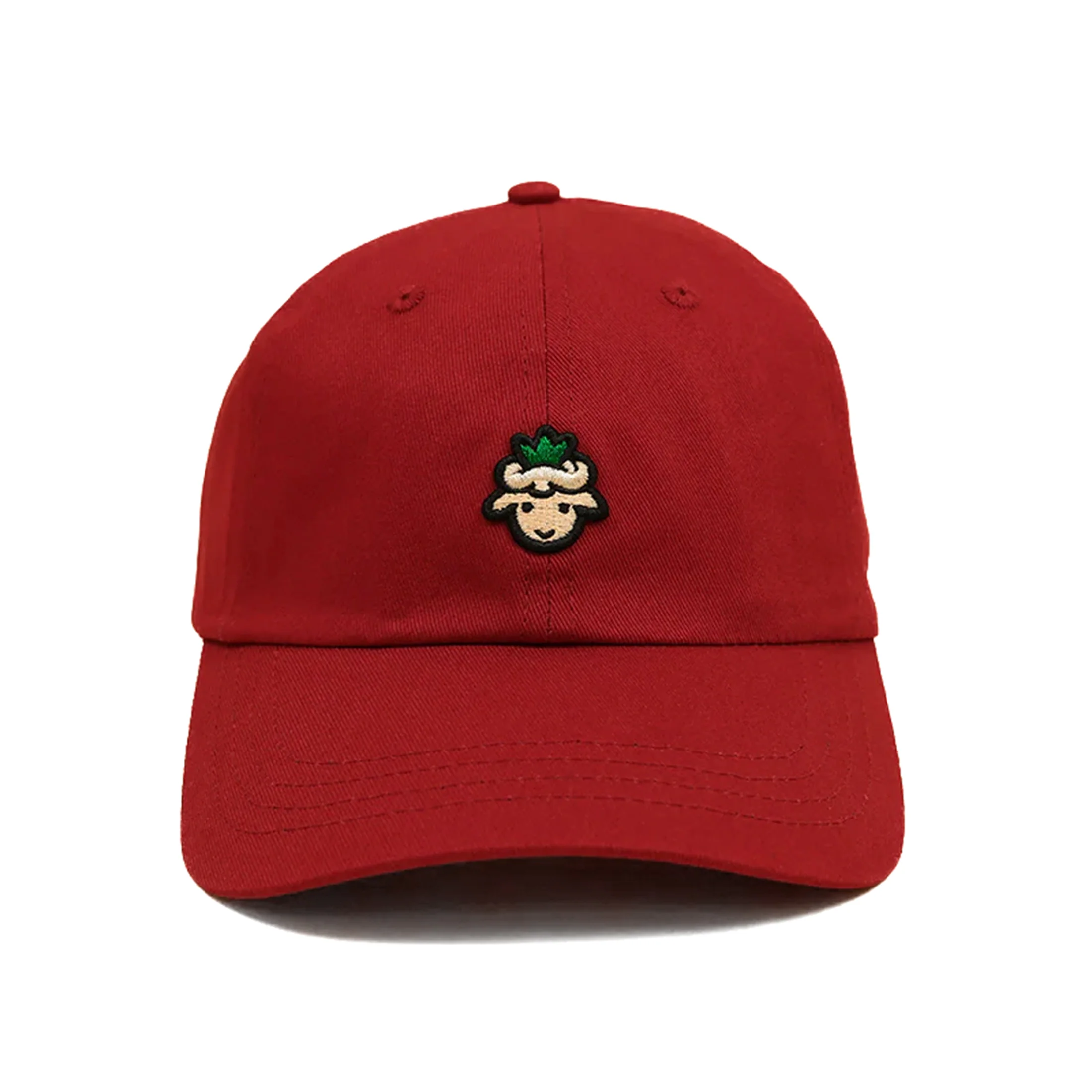 Lamb Head Ball Cap - Claret - Image 3