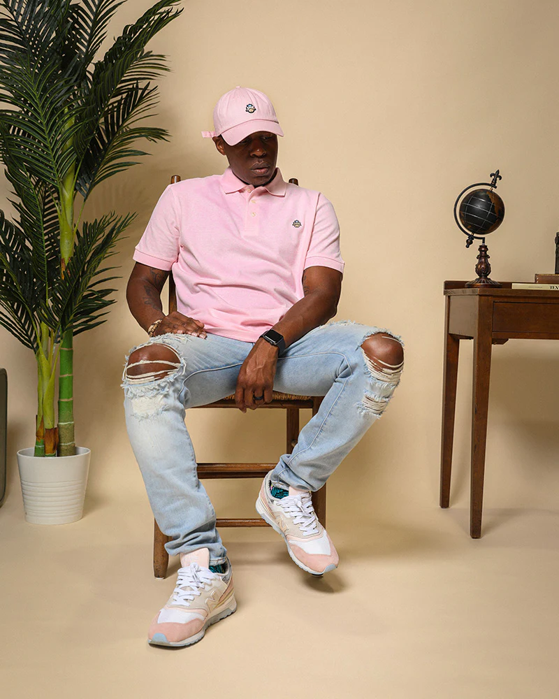 Lamb Head Ball Cap - Pink - Image 2