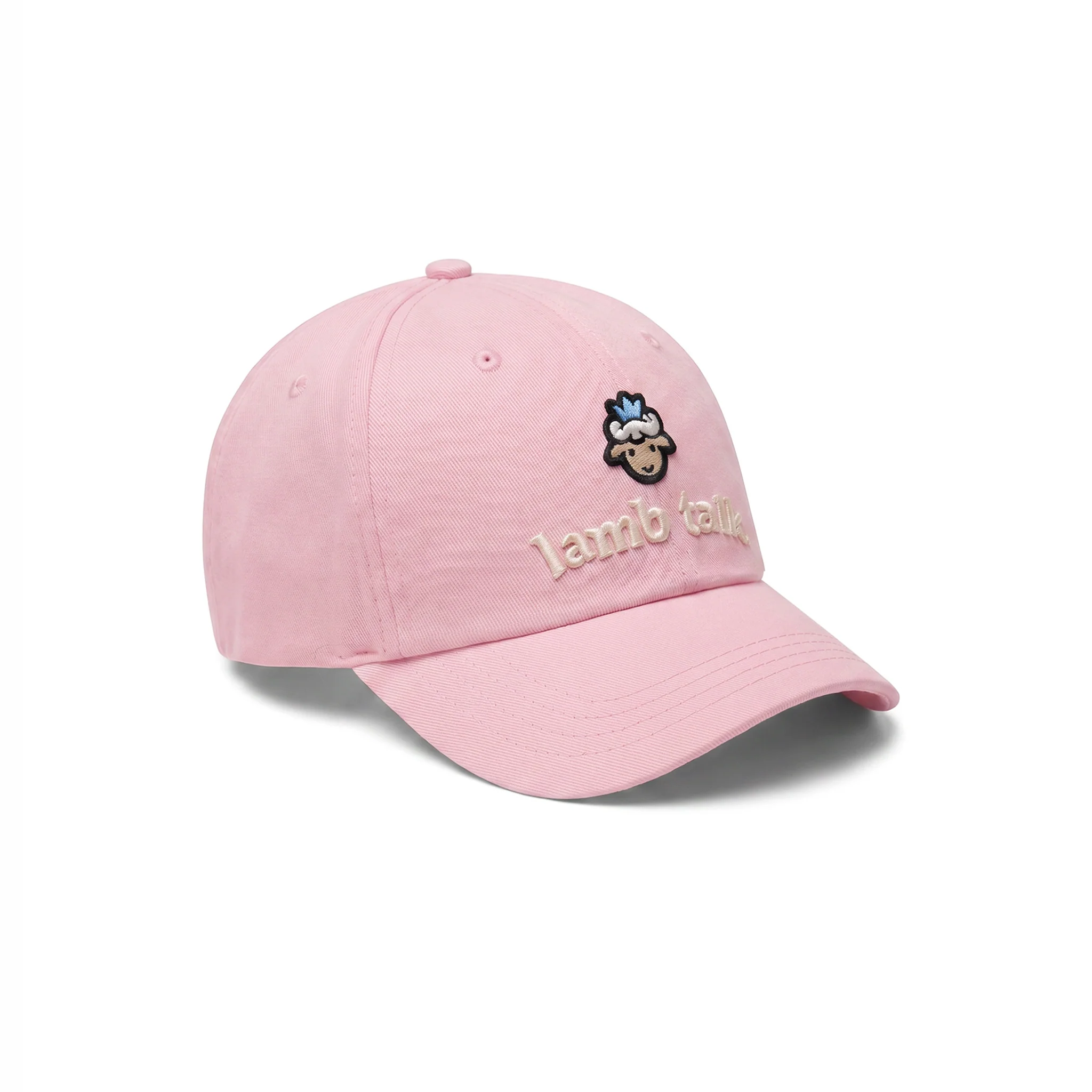 Lamb Head Short Bill Cap - Pink