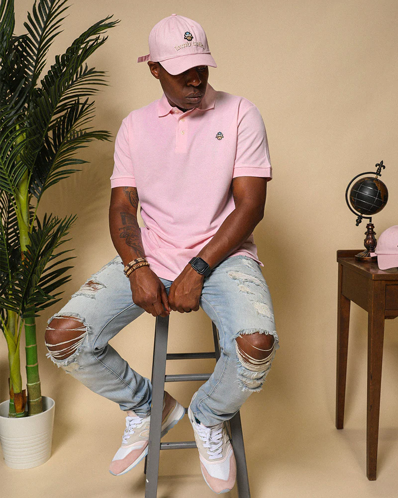 Lamb Talk Polo - Pink - Image 3