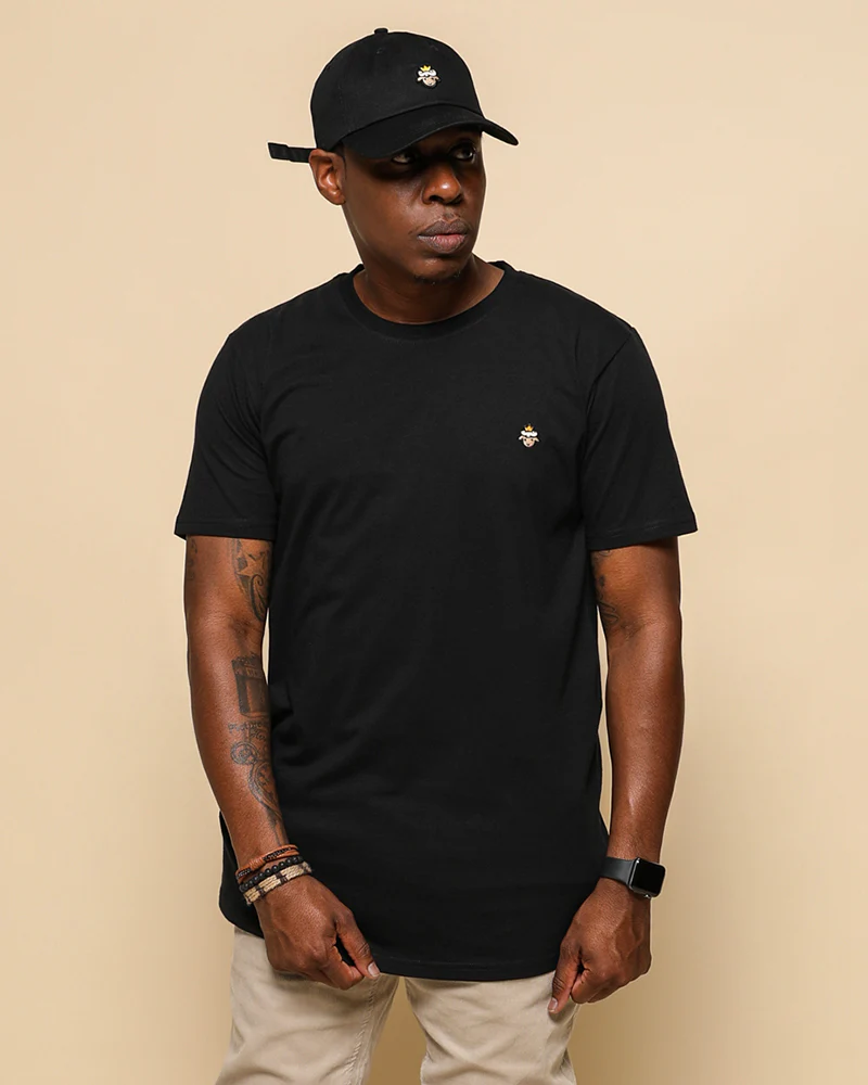 Lamb Talk Polo Round Hem Tee - Gold Crown - Image 3