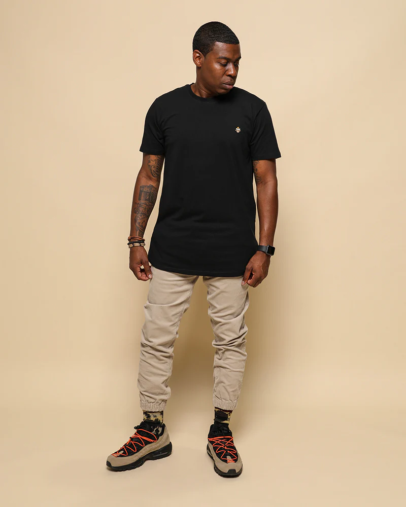 Lamb Talk Polo Round Hem Tee - Gold Crown - Image 4