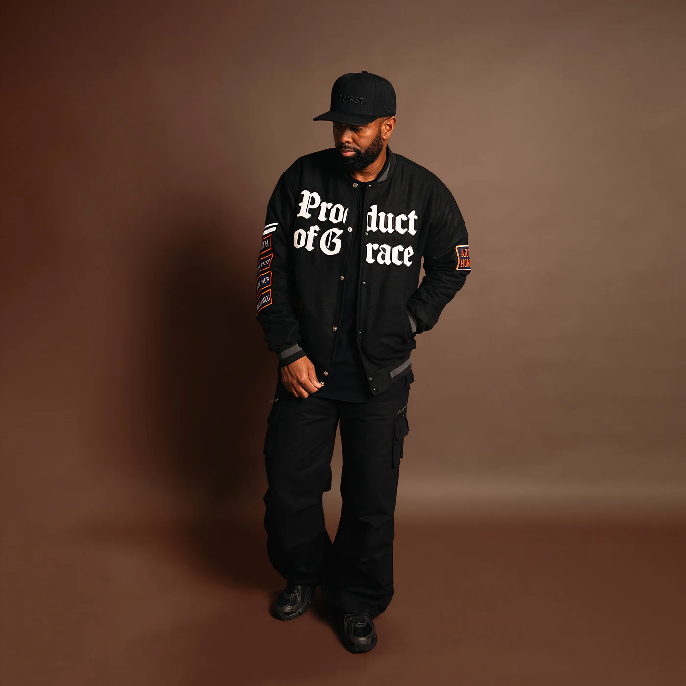Product of Grace Letterman Jacket - Image 3