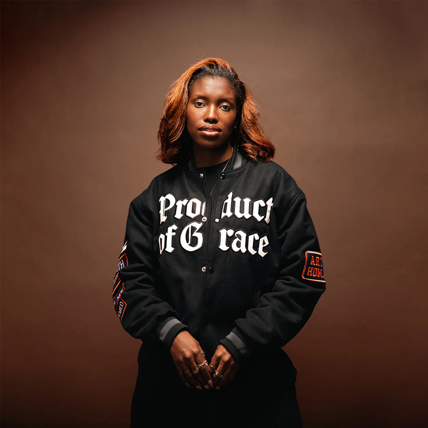 Product of Grace Letterman Jacket - Image 5