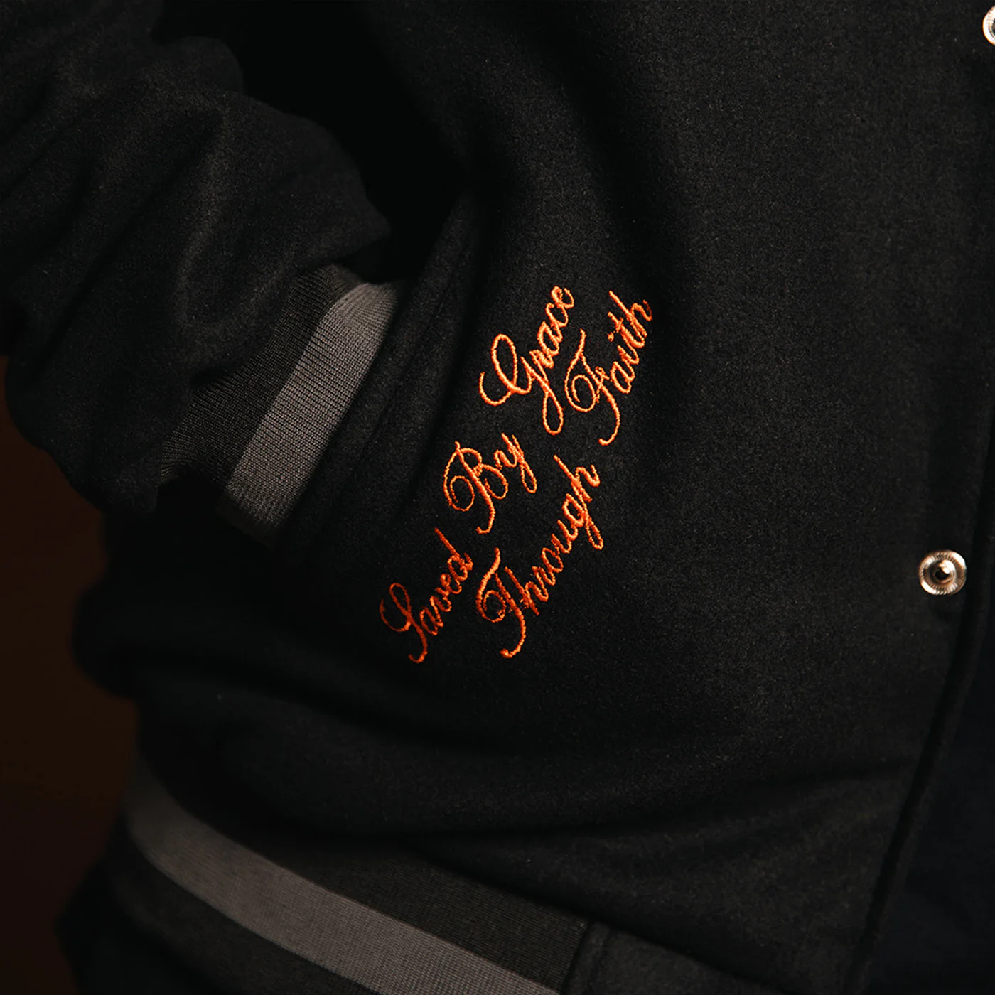 Product of Grace Letterman Jacket - Image 6