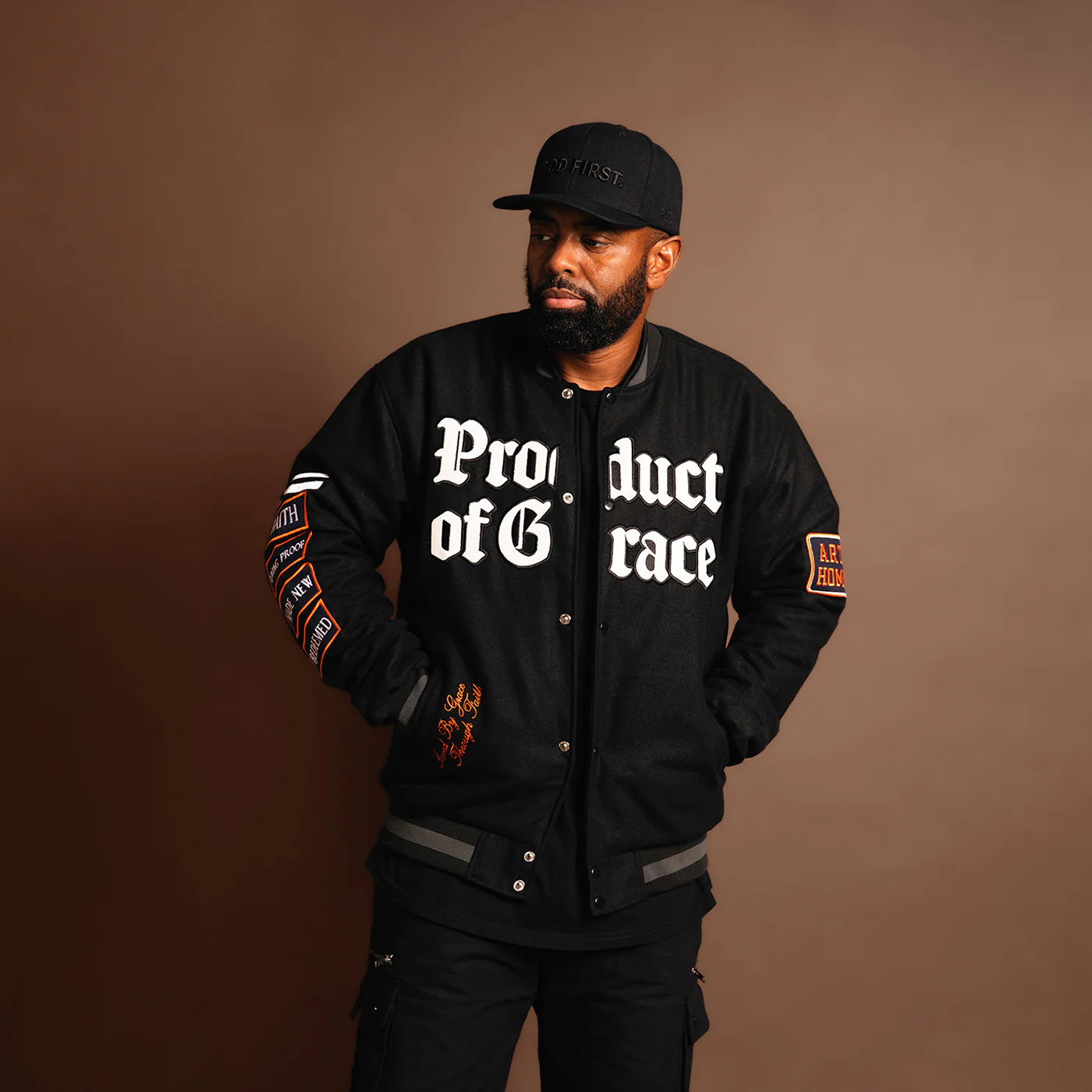 Product of Grace Letterman Jacket - Image 7