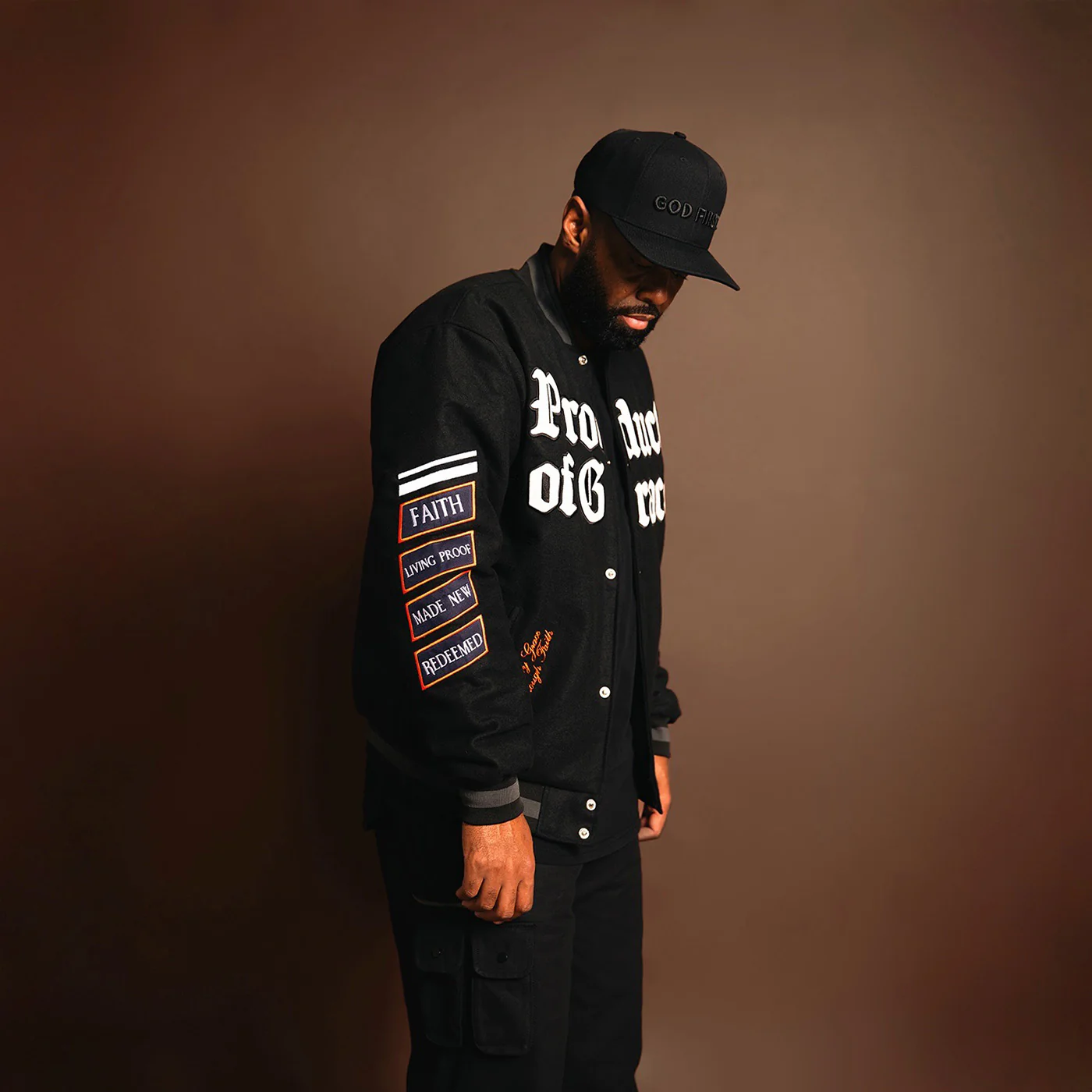 Product of Grace Letterman Jacket - Image 8