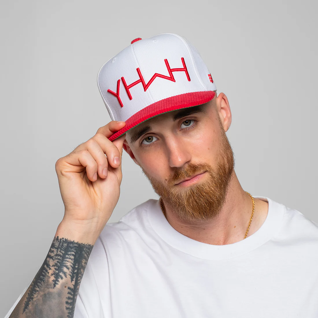 Rose Corduroy YHWH Snapback - Image 4