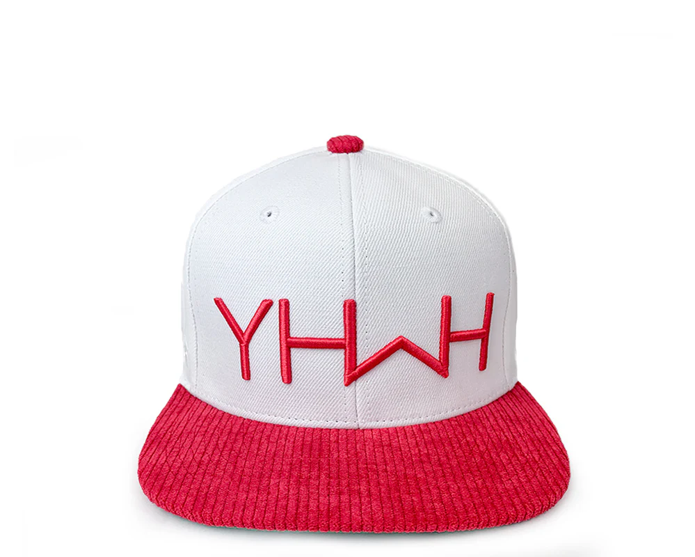 Rose Corduroy YHWH Snapback - Image 5