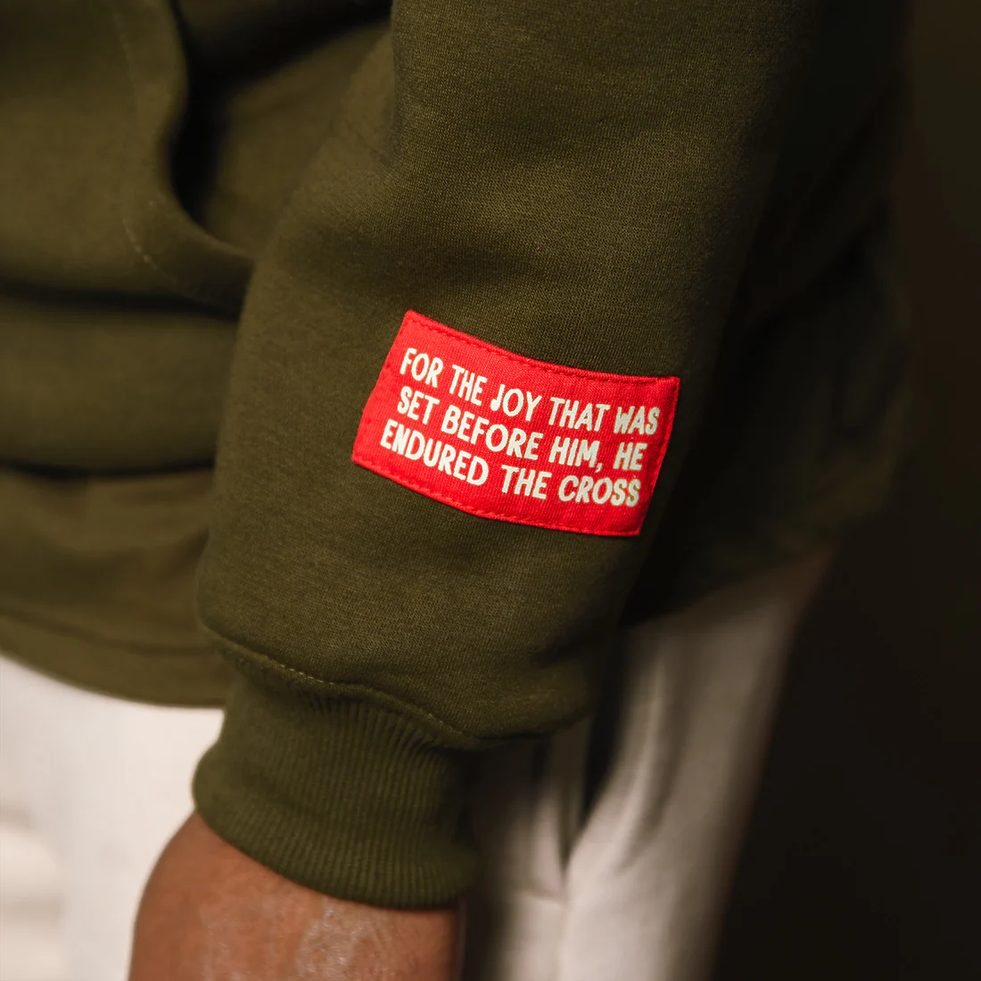 Savior Hoodie- Olive - Image 3
