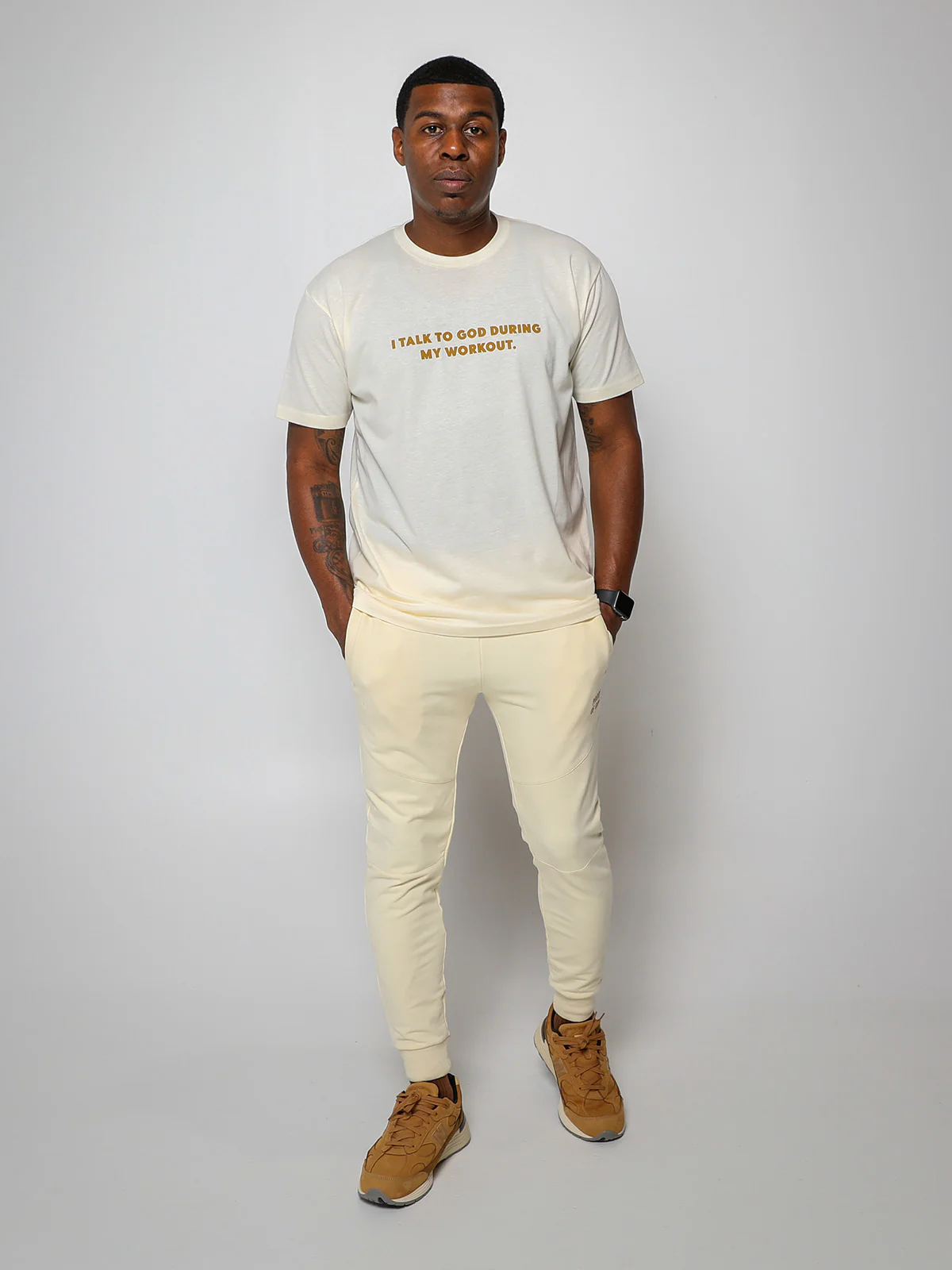 Sueded TechFit Tee - Ice Cream - Image 3