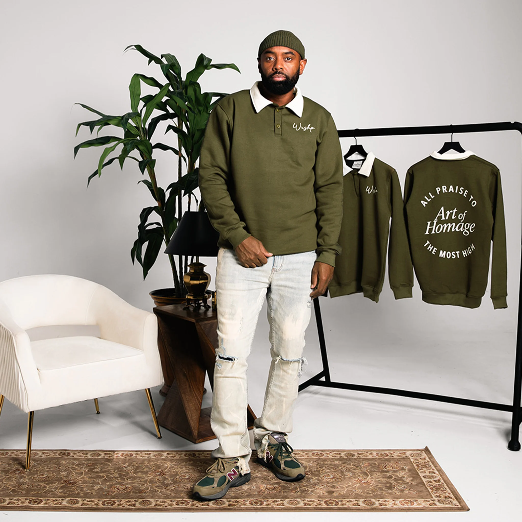 Homage Collared Pullover - Image 3