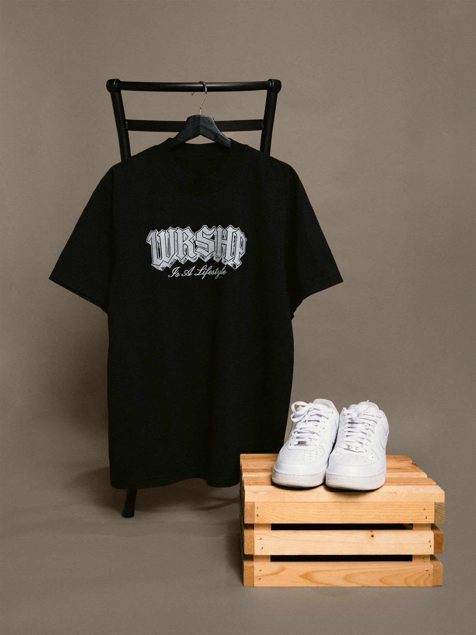 WRSHP Lifestyle Box Tee- Black - Image 4
